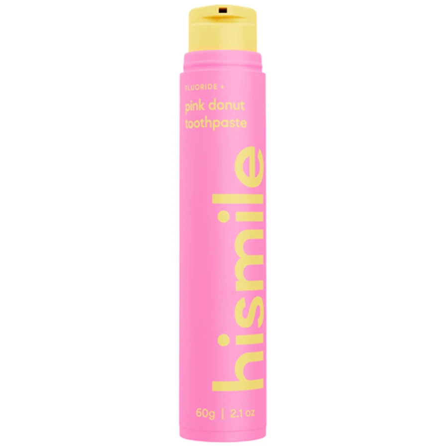 Pink Donut fluoride-tandpasta, 60 g, Hismile