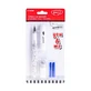 You &amp; Me Pen with Eraser, White, Daco