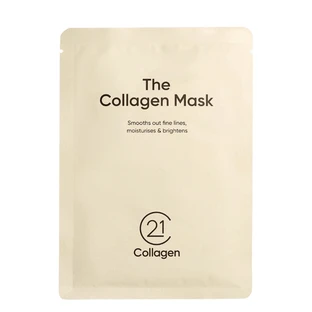 Feuchtigkeitsspendende Gesichtsmaske mit Kollagen, 30 ml, 21Collagen