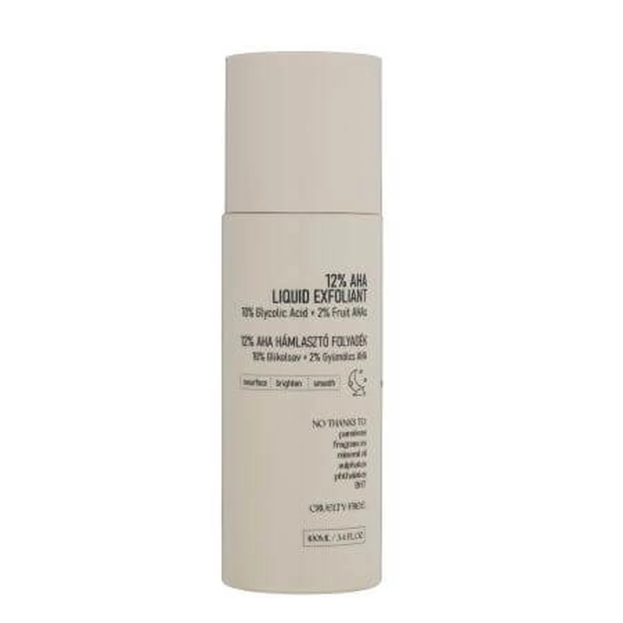 Exfoliating Serum with 12% AHA, 100 ml, Nerds