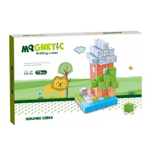 Magnetische blokjes, In Nature, vanaf 3 jaar, 73 stuks, Bufnitel