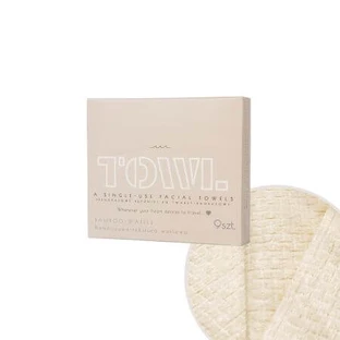 Bamboo Disposable Face Towels, Travel Size, 9-Pack, Towl
