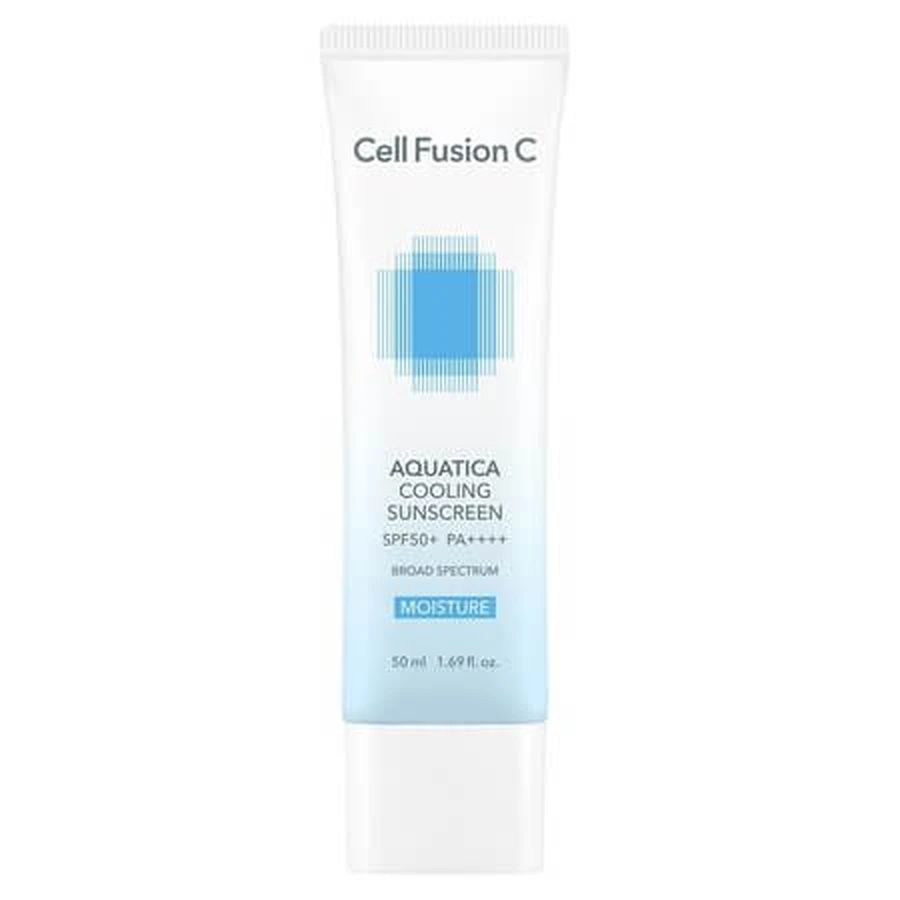 Crema solare rinfrescante Aquatica, SPF 50+ PA++++, 50 ml, Cell Fusion C