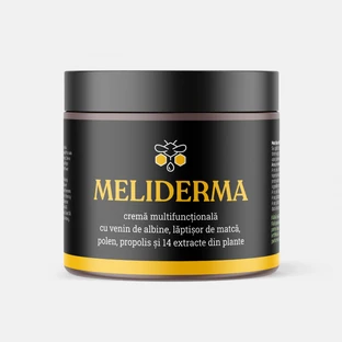 Meliderma Multifunctional Cream with Bee Venom, Pollen, Royal Jelly, and Propolis, 50 g, NUTRIFIC