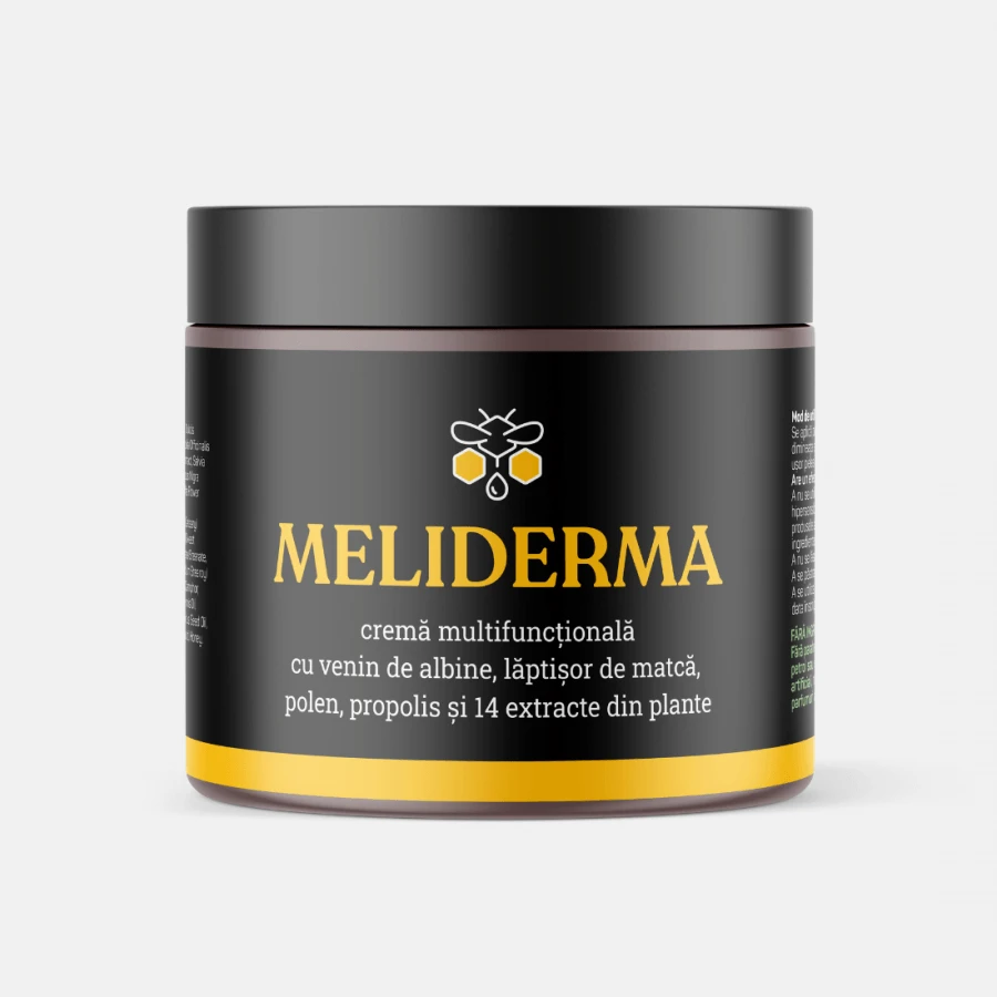 Meliderma Multifunctional Cream with Bee Venom, Pollen, Royal Jelly, and Propolis, 50 g, NUTRIFIC