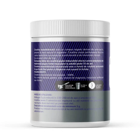 Gemicroniseerd creatine-monohydraat, 300 g, Nutrific
