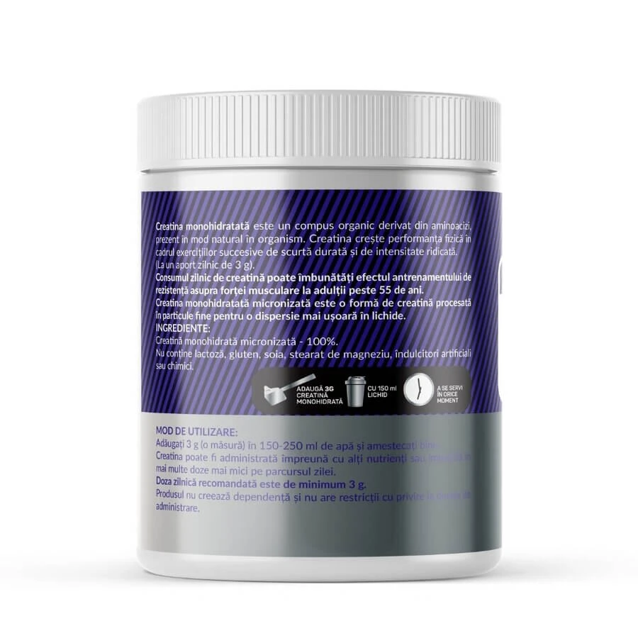 Gemicroniseerd creatine-monohydraat, 300 g, Nutrific