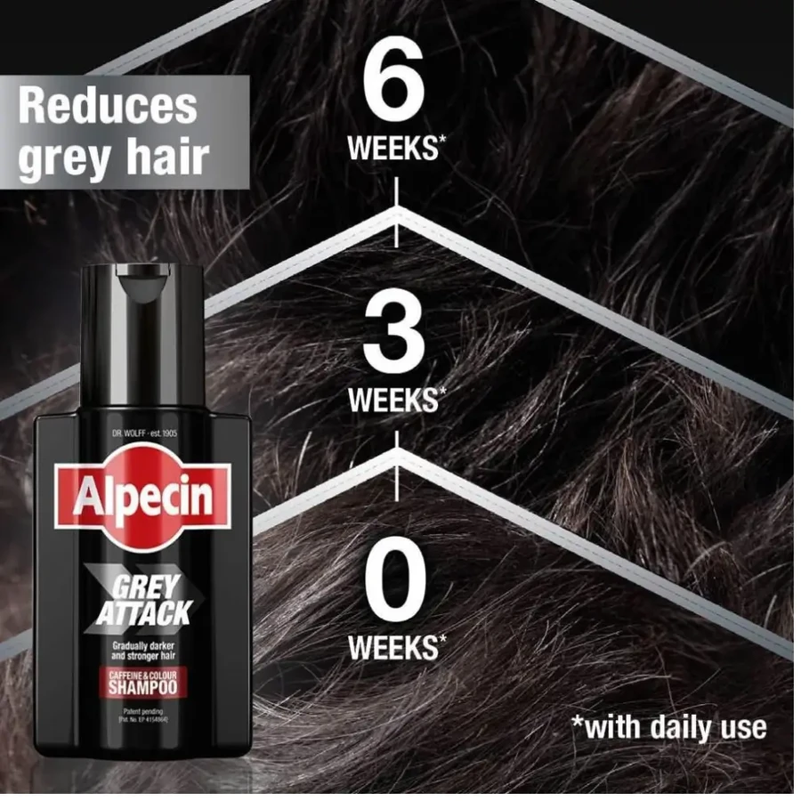 Alpecin Grey Attack Pack, 2 x 200 ml