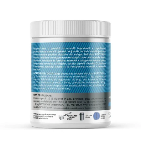 Fórmula deportiva de colágeno con creatina, 300 g, Nutrific