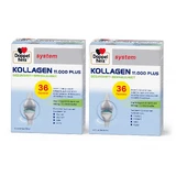 Doppelherz System Collagen 11,000 Plus Value Pack, 2 x 36 capsules
