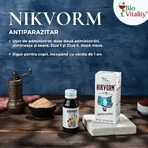 Paquete económico de jarabe Nikvorm: 3 botellas de 60 ml Bio Vitality
