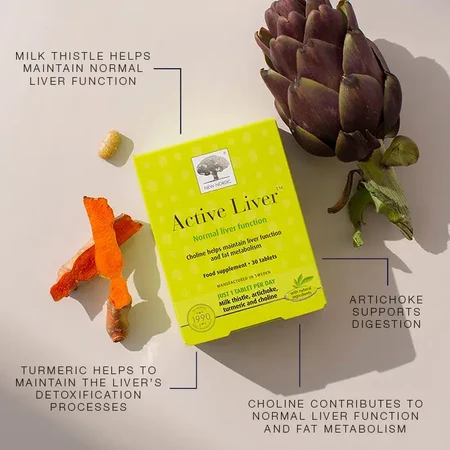 Active Liver 2x30 comprimidos, New Nordic