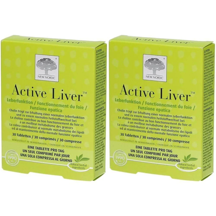 Active Liver 2x30 comprimidos, New Nordic