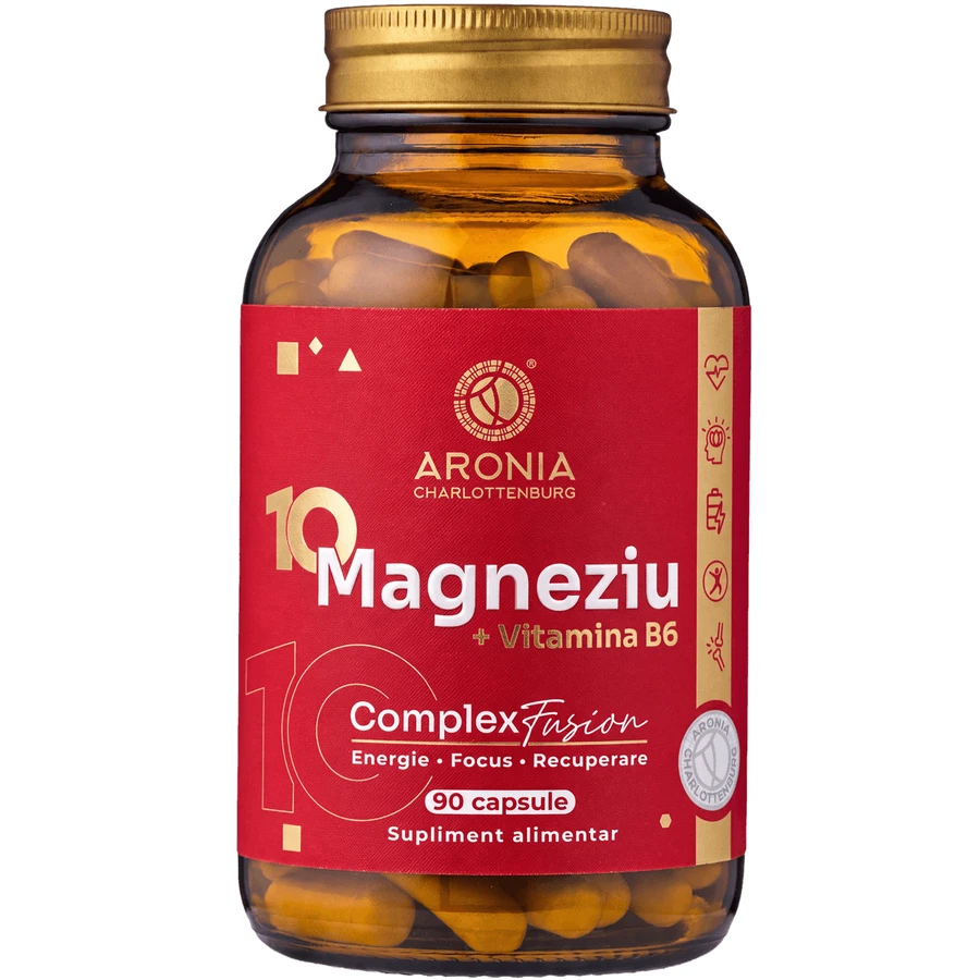 10 Magnesium + Vitamine B6 – Fusion Complex: 10 vormen van magnesium + vitamine B6 voor energie, concentratie en herstel