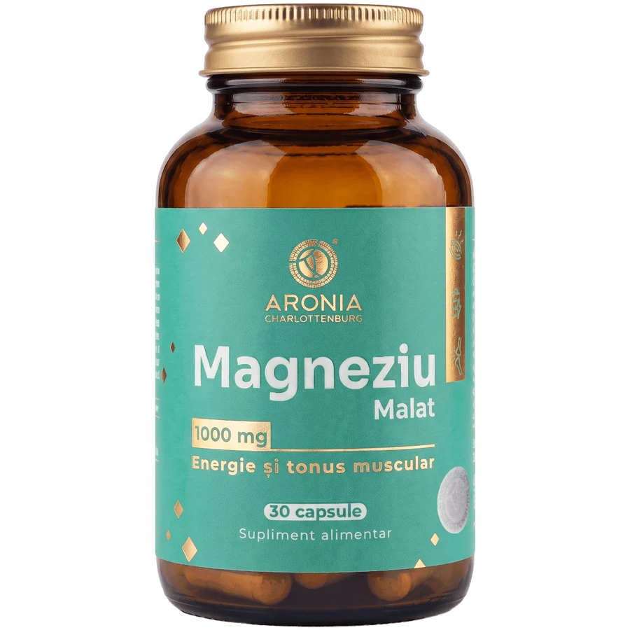 Magnesium Malate 1000 mg — 30 capsules for energy, muscle support, and a more rested body
