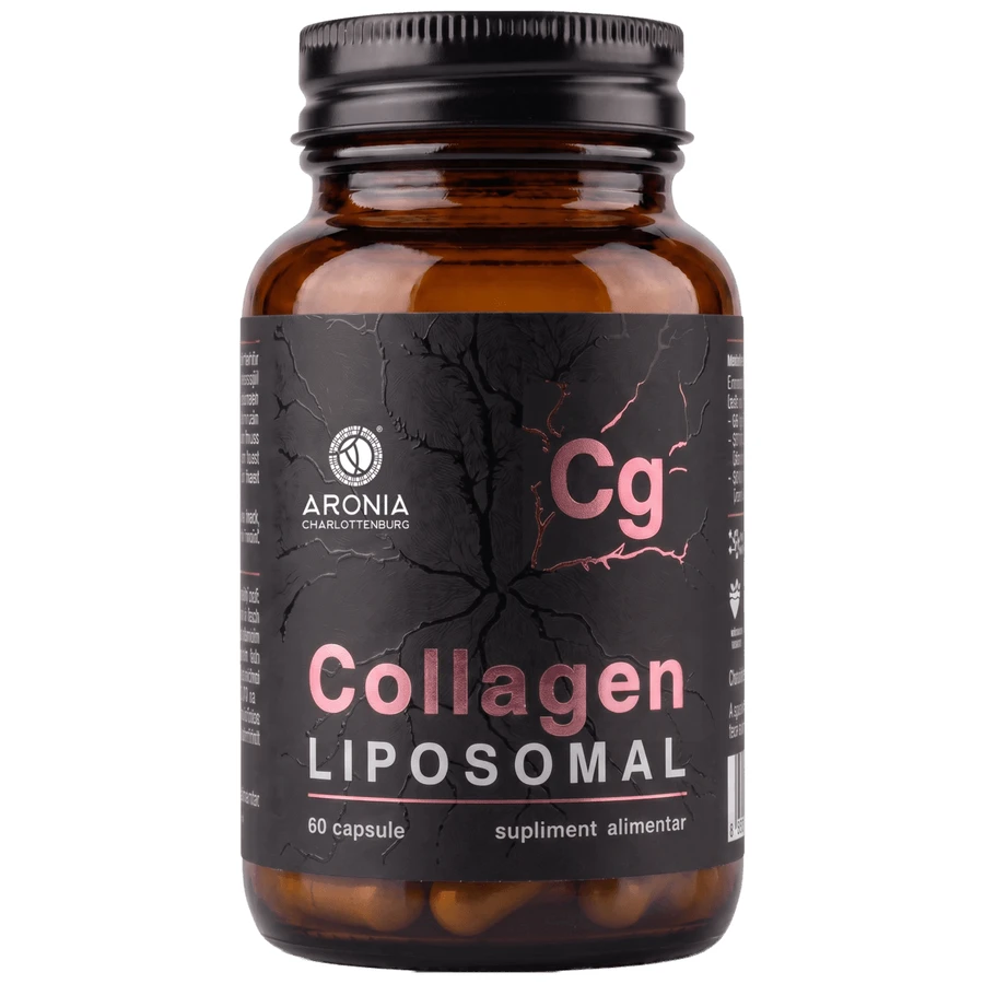 Liposomal Collagen — 60 capsules with hydrolyzed marine collagen, for healthy skin and ease of movement