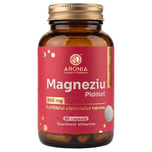 Pidolato de magnesio 850 mg — 60 cápsulas para favorecer el equilibrio del sistema nervioso, reducir la fatiga y aumentar la energía