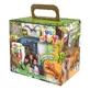JELLY TUBE SET (Modelliergel) mit 6 Farben und einem kleinen Aquarium – DINOSAURIER