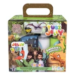 JELLY TUBE SET (modelleergel) met 6 kleuren en een klein aquarium – DINOSAURUSSEN