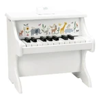 Witte houten piano met dieren - Sarah Betz - Vilac
