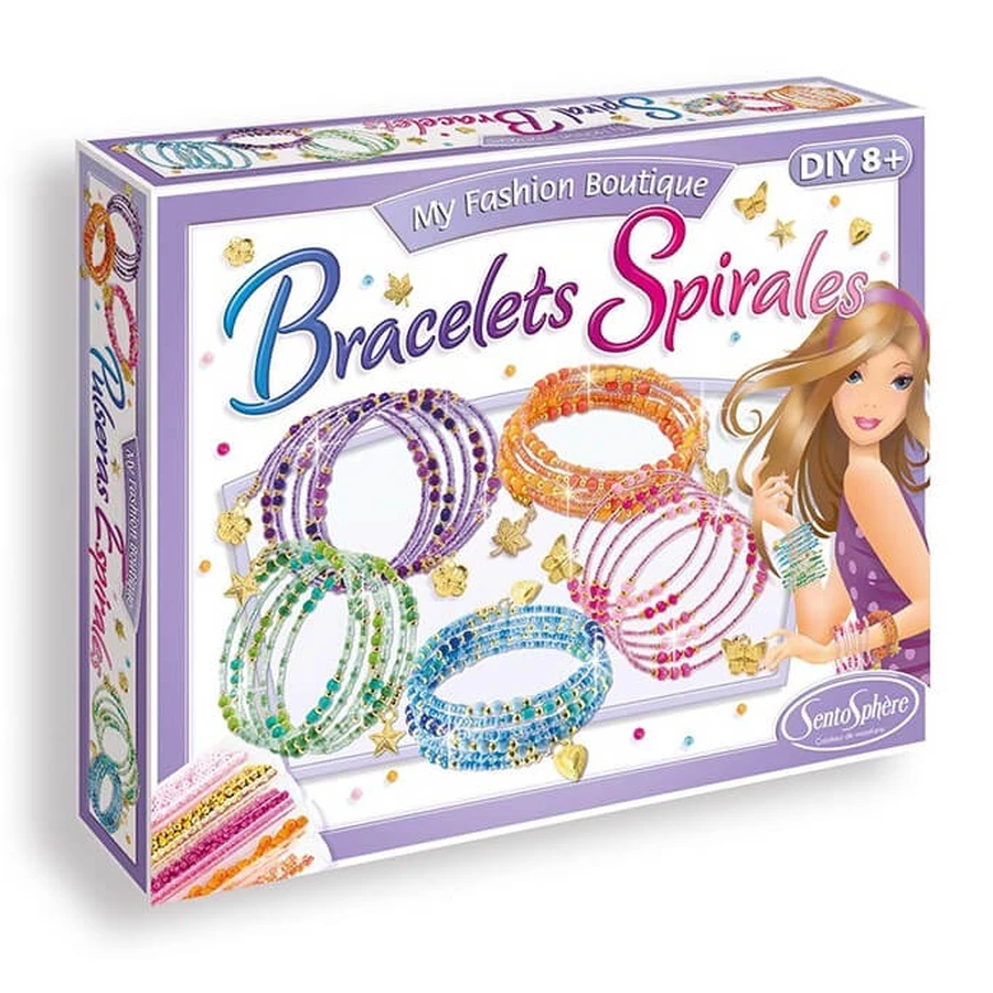 Creative Glass Bead Kit - Spiral Bracelets - Sentosphere