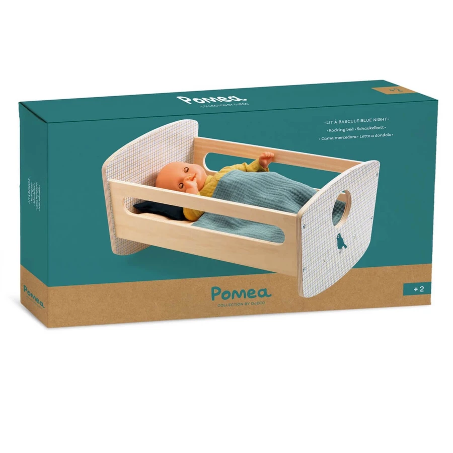 Pomea-collectie, schommelwieg voor poppen, Djeco