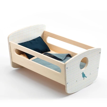 Pomea-collectie, schommelwieg voor poppen, Djeco