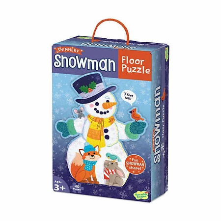 Snowman, un puzzle de sol en forme de bonhomme de neige