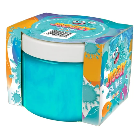 JIGGLY SLIME in a box – pearlescent turquoise, 500 g