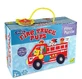 Puzzel ‘Firetruck Pups’ – Brandweerwagen, grote vloerpuzzel