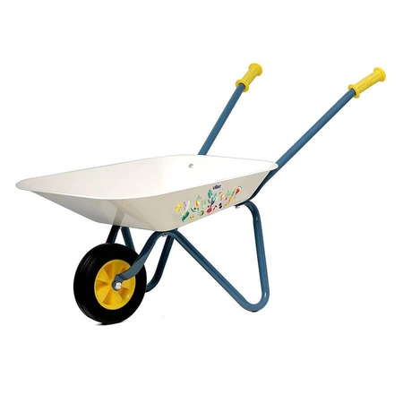 De kruiwagen van de kleine tuinier - Wit
