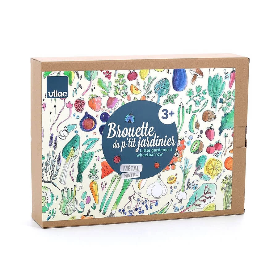 De kruiwagen van de kleine tuinier - Wit