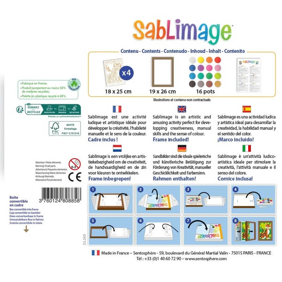Creative Colored Sand Kit - Sablimage Pets - Sentosphere
