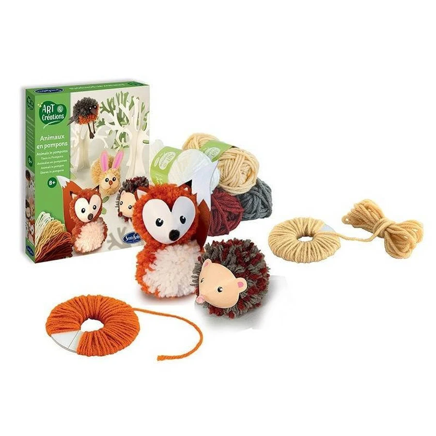 Creative Pom-Pom Animal Craft Kit