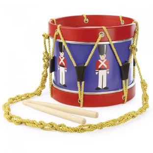 Trommel mit geflochtener Schnur und Trommelstöcken – Royal Guard – Vilac