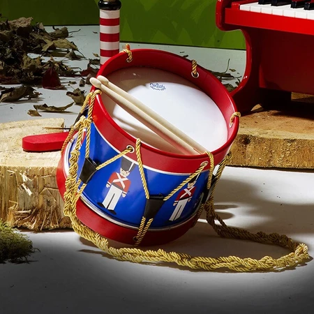 Trommel mit geflochtener Schnur und Trommelstöcken – Royal Guard – Vilac