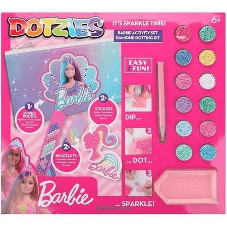 5-in-1 Creative Set, Barbie, Diamond Painting