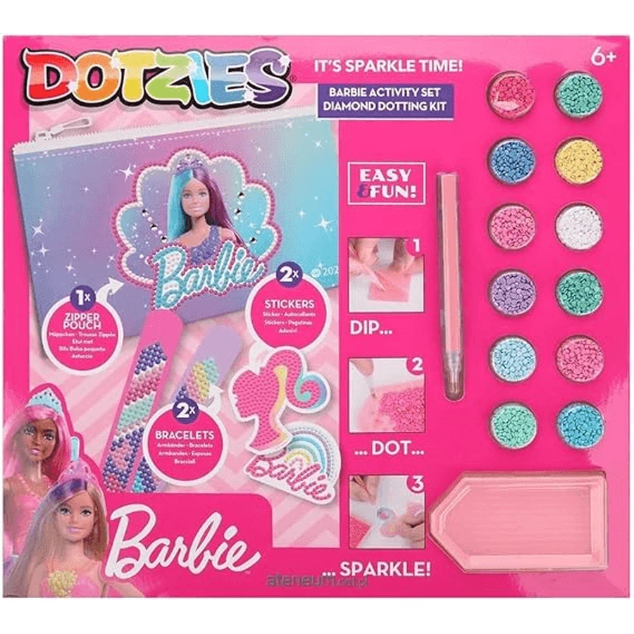 5-in-1 Creative Set, Barbie, Diamond Painting
