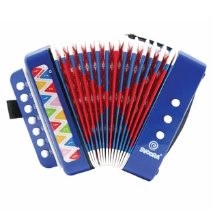 Blue accordion