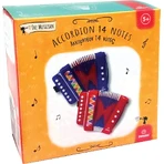 Blue accordion