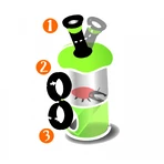 Navir-insectenobservatieset met vergrootglas en microscoop