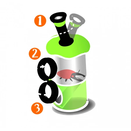 Navir-insectenobservatieset met vergrootglas en microscoop