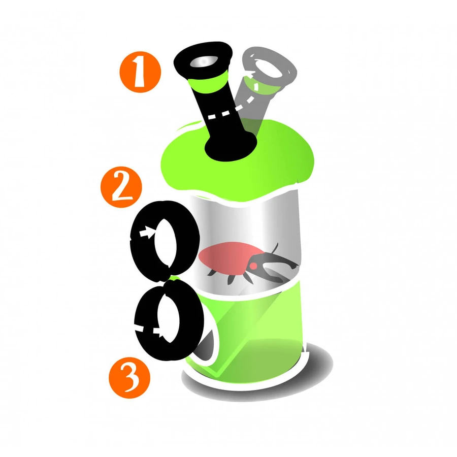 Navir-insectenobservatieset met vergrootglas en microscoop