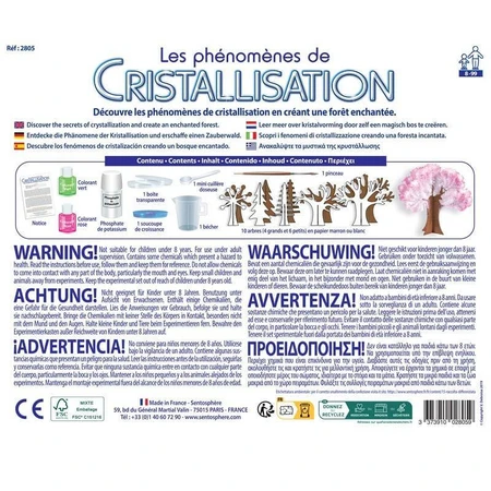 Kit d'expérimentation - Le phénomène de la cristallisation