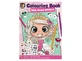 Kleurboek voor meisjes, met leuke stickers, A4, 24 pagina's