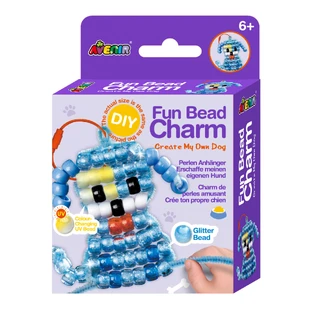 Kit de perles créatif avec des perles amusantes - Pendentif « chiot »
