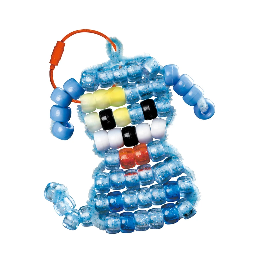 Kit de perles créatif avec des perles amusantes - Pendentif « chiot »