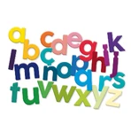 Magnetische houten kleine letters - Vilac