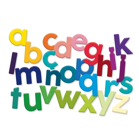 Magnetische houten kleine letters - Vilac