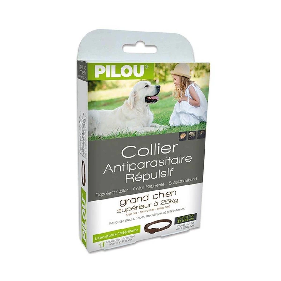 Pilou Large Dog Flea and Tick Collar, 75 cm